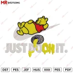 Just Do It Pooh Embroidery design