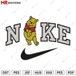 NIKE Pooh Machine Embroidery design