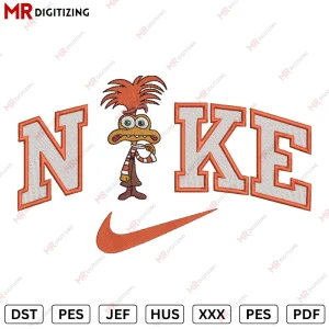 Nike Anxiety Inside Out Embroidery Design