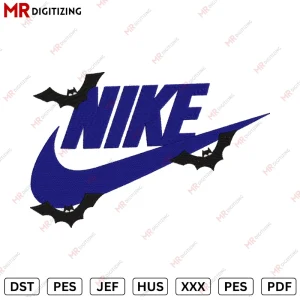 Nike Bats Embroidery design