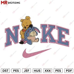 Nike Eeyore PoohEeyore Embroidery Design