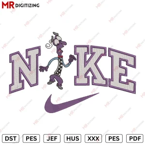 Nike Fear Inside Out Embroidery Design