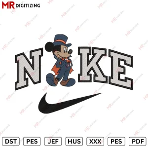 Nike MickyyEmbroidery desing