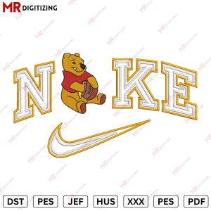 Nike Pooh v6 Embroidery design