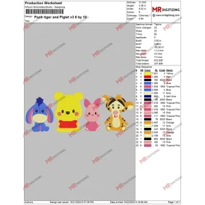 Pooh tiger and Piglet v3 6 by 10