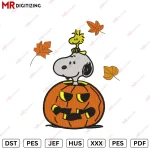 Snoopy Halloween Machine  Embroidery design