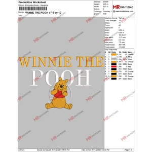 WINNE THE POOH v7 6 by 10