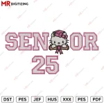 SENIOR 25 Hello Kitty Embroidery design