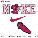 Nike Angel Embroidery Design with Sleeve