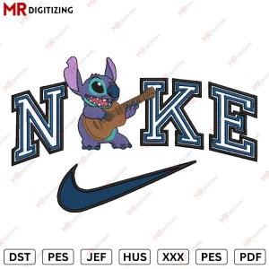 Nike Lilo X gitar Embroidery design