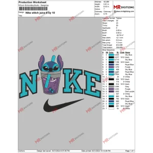 Nike stitch juice 6 by 10