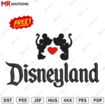 Disneyland Mickey Minnie Free  Embroidery design