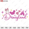 Disneyland Stars Valentine's Day Embroidery design