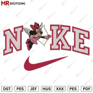 Nike Minnie va5 Valentine s Day Embroidery design