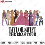 Taylor Swift the eras tour v4 Embroidery design