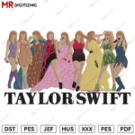 Taylor Swift v6 Eras Tour Embroidery design