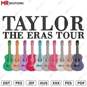 Taylor The eras tour Embroidery design