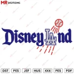 Disneyland LA d2 Embroidery design