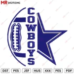 COWBOYS C1 Embroidery design