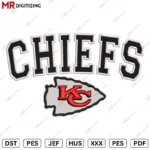 Chiefs KC v6 Embroidery design