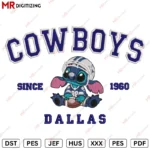 Cowboys stitch Embroidery design