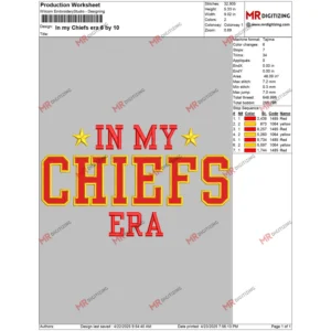 In my Chiefs era 6 by 10