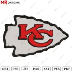 Kansas Chiefs Embroidery design