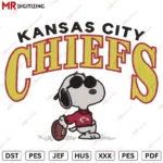 Kansas City Snoopy Embroidery design