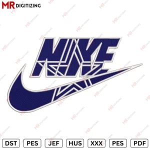 Nike Dallas v1 Embroidery design