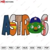 Astros Houston v8 Embroidery design