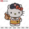 Astros x Kitty Embroidery design