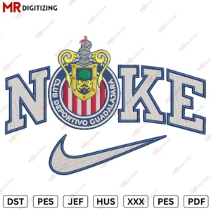 Nike C D Guadalajara Embroidery design