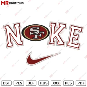 Nike SF v2 6 by Embroidery design