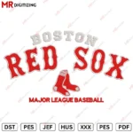 Red Sox Baseball Embroidery design