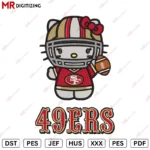 Sf 49ers HelloKitty Embroidery design