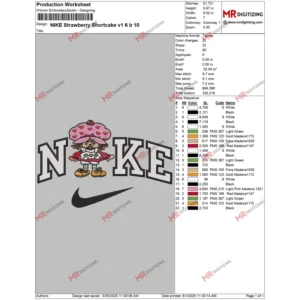 NIKE Strawberry Shortcake v1 6 b 10