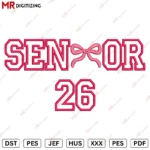Senior 26 Applique Embroidery design