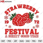Strawberry Festival Embroidery design