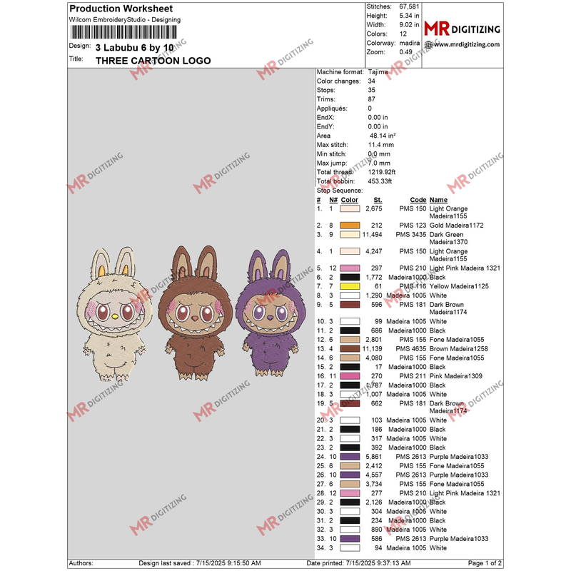 3 Labubu 6 by 10 page1