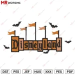 Disneyland Halloween Embroidery design