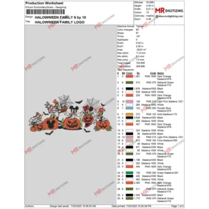 HALOWWEEN FAMILY 6 by 10 page1