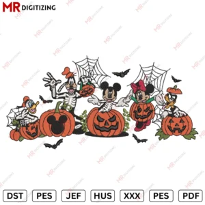 HALOWWEEN FAMILY Embroidery design