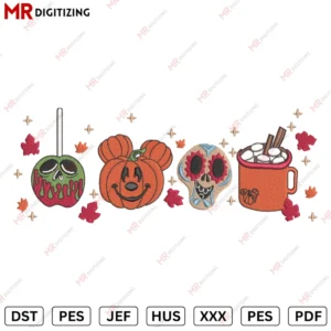 Halloween Juice Embroidery design