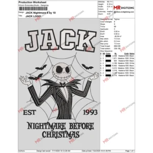 JACK Nightmare 6 by 10
