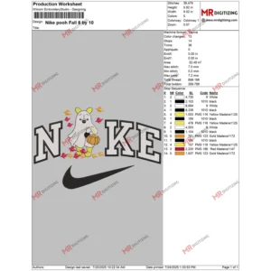 Nike pooh Fall 6 by 10