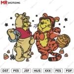 Pooh HL Halloween Embroidery design