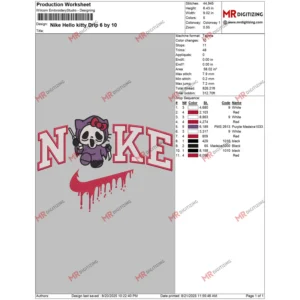 Nike Hello kitty Drip 6 by 10
