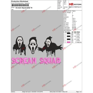 Scream Squad 6 by 10
