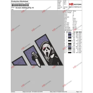 Scream Addidas 6 by 10 page1