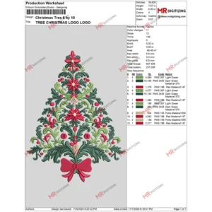 Christmas Tree 6 by 10